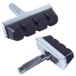 2x PATIN DE FREIN VELO GOMME 40MM A TIGE CANTILEVER CYCLE VILLE VINTAGE