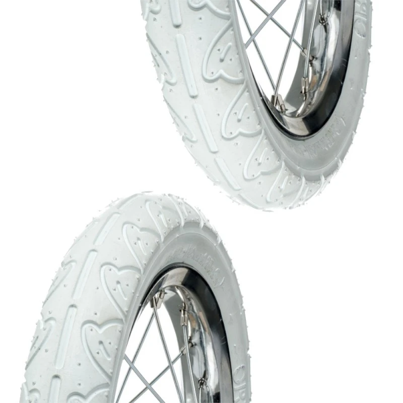 2x Pneu Blanc 12 1/2 X 1.75 X 2 1/4" (47-203) Lisse ORTEM WILLY Vélo Enfant Draisienne Poussette 3 2x Pneu Blanc 12 1/2 X 1.75 X 2 1/4" (47-203) Lisse ORTEM WILLY Vélo Enfant Draisienne Poussette