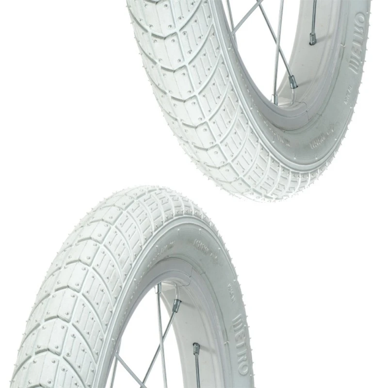 2x Pneu Blanc 14 X 2.00" (50-254) Lisse ORTEM VENOM Vélo Enfant Junior Mixte Route Chemin 3 2x Pneu Blanc 14 X 2.00" (50-254) Lisse ORTEM VENOM Vélo Enfant Junior Mixte Route Chemin