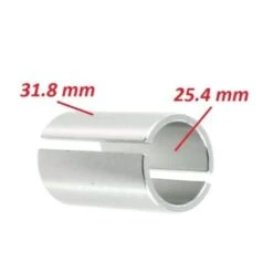 Bague Ajustement Cintre 25.4MM A 31.8MM Adaptateur DE Potence Velo ENTRETOISE REDUCTEUR Plongeur 1 Pouce VTT