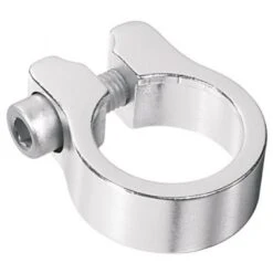 COLLIER SERRAGE TIGE DE SELLE ATTACHE ARGENT NOIR Ø28.6 Ø31.8 Ø34.9MM VELO CYCLE -Pieces Velo Expert Magasin collier serrage tige de selle attache argent noir o286 o318 o349mm velo cycle 2