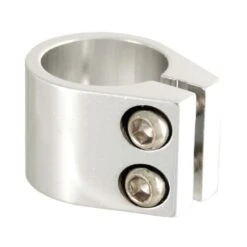 Collier Serrage Tige De Selle Attache BMX Argent Ø28.6 Ø31.8 Vélo Cycle