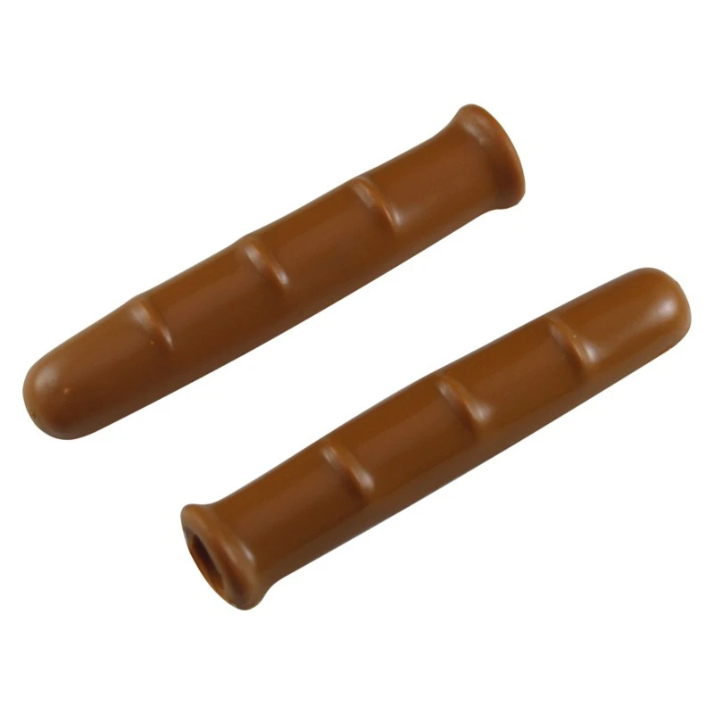 Couvre Levier De Frein Vintage Marron Lisse 85mm 3 Couvre Levier De Frein Vintage Marron Lisse 85mm