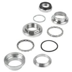 JEU DE DIRECTION A VISSER 1" (30.2/25.4/30.2/26.4MM) ETANCHE ACIER CHROME VELO CYCLE VILLE VINTAGE VTT VTC ROUTE -Pieces Velo Expert Magasin jeu de direction a visser 1 302254302264mm etanche acier chrome velo cycle ville vintage vtt vtc route 2