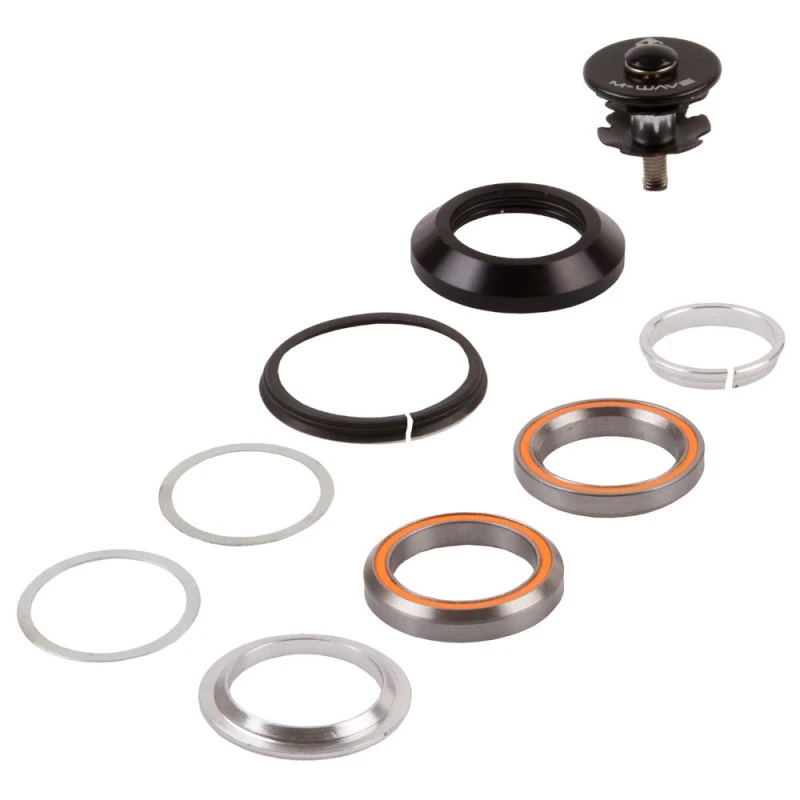 Jeu De Direction Intégré 1 1/8" (28.5/41.8/30mm) IS 42-28.6 - IS 42/30 Noir Vélo Cycle Aluminium Roulement étanche 3 Jeu De Direction Intégré 1 1/8" (28.5/41.8/30mm) IS 42-28.6 - IS 42/30 Noir Vélo Cycle Aluminium Roulement étanche – Image 2