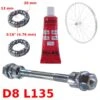KIT AXE DE ROUE AVANT Ø 8mm Lg. 135mm GRAISSE ROULEMENT -Pieces Velo Expert Magasin kit axe de roue avant o 8mm lg 135mm graisse roulement