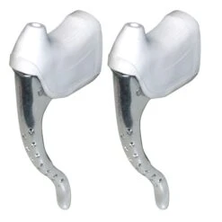 KIT LEVIER DE FREIN PERFORE ET REPOSE MAIN PAIRE COCOTTE VINTAGE VELO COURSE 22.2MM ALU -Pieces Velo Expert Magasin kit levier de frein perfore et repose main paire cocotte vintage velo course 222mm alu 3