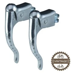 KIT LEVIER DE FREIN PERFORE ET REPOSE MAIN PAIRE COCOTTE VINTAGE VELO COURSE 22.2MM ALU -Pieces Velo Expert Magasin kit levier de frein perfore et repose main paire cocotte vintage velo course 222mm alu 6