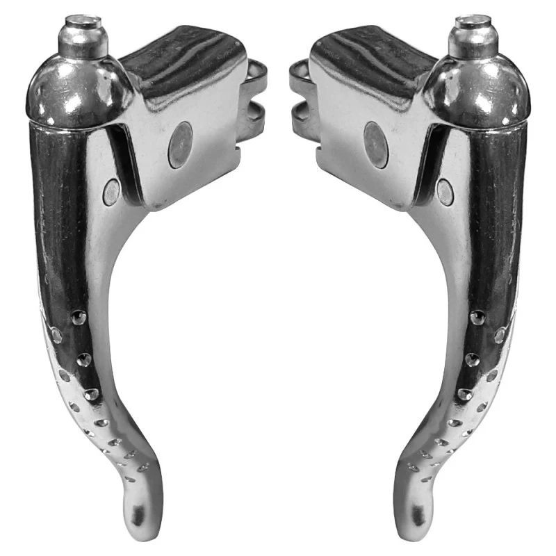 Levier De Frein Vélo Aluminium 22mm Perforé Tirage Haut Ville Route Vintage 3 Levier De Frein Vélo Aluminium 22mm Perforé Tirage Haut Ville Route Vintage