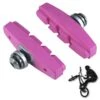 Patins De Frein FIXIE BMX 50mm Rose (paire) -Pieces Velo Expert Magasin patins de frein fixie bmx 50mm rose paire
