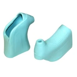 Repose Main Vélo Vert Céleste Couleur 'Bianchi' Cocotte Vintage Course Type Mafac Shimano 600 Arabesque Campagnolo Frein